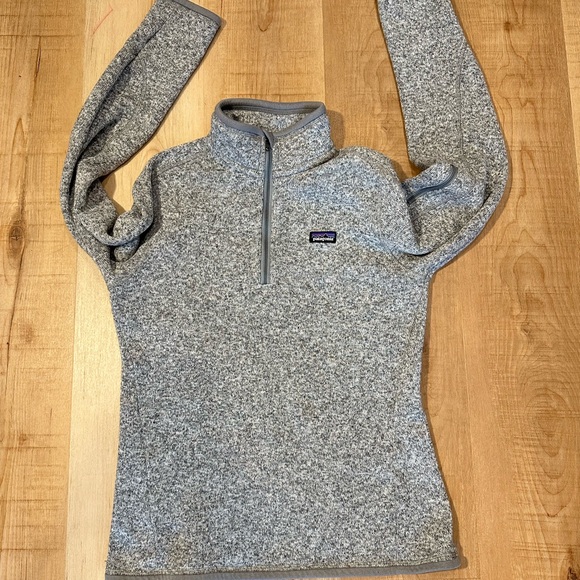 Patagonia Women's Better Sweater 1/4 Zip Fleece In Gray Sz S - Picture 4 of 15
